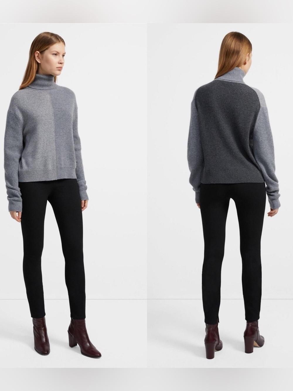 Theory Skinny Double Knit Stretch Pull-On Skinny Leggings K Small